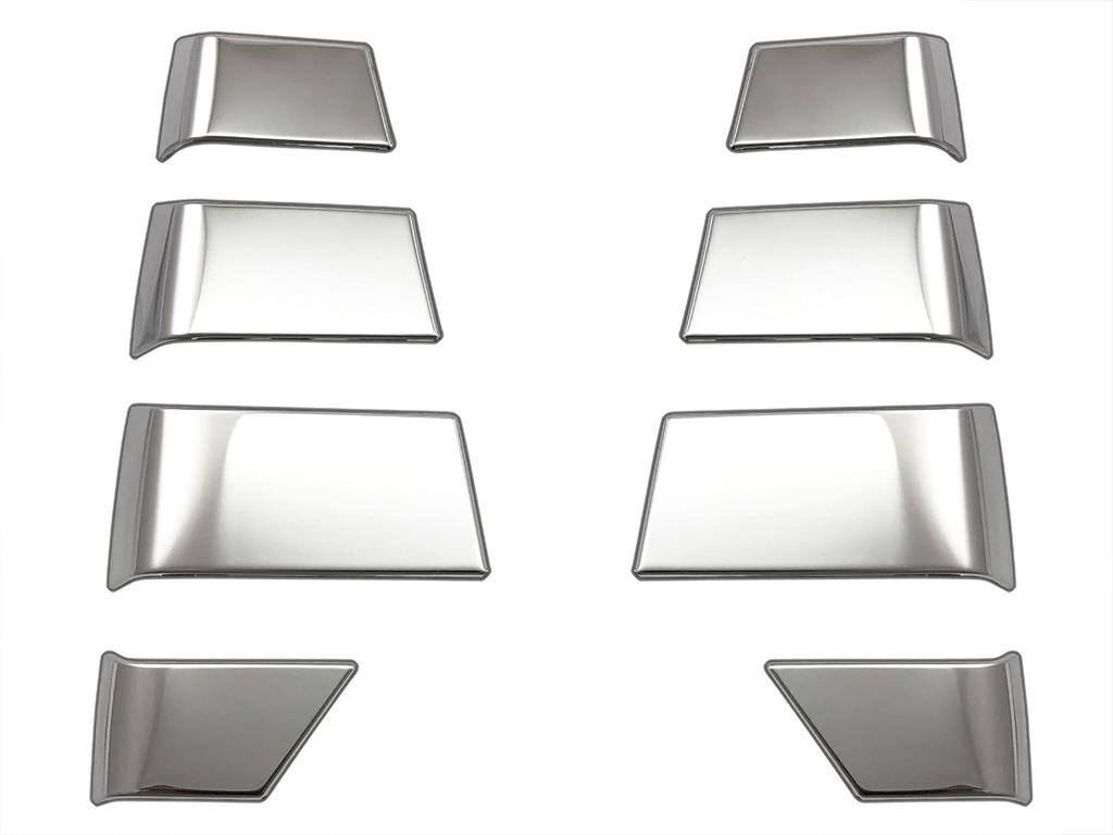 BRIGHTZ Finish Stainless Steel Fog Bezel Garnish for Honda Noah Ultra-Mirror (Late Model) 80/85 [FOG-COV-441] (ZWR80W, ZRR80W, ZRR85W, ZWR, ZRR, WR80,