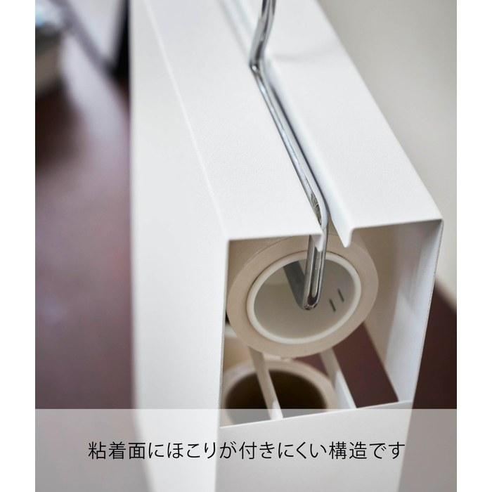Yamazaki Carpet Cleaner Stand White, Approx. W20xD7xH27.5cm Tower, 4325, Tower Adhesive Cleaner Storage