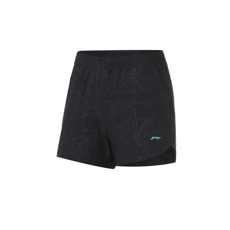 Li-Ning Удобные Модные Свободные Спортивные Шорты Женские шорты AAPQ038-1 M
