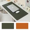 Simple Eye Protection Thickened Locking Edge Mouse Pad Large High-end Dirt-resistant Office Desk Pad Solid Color Waterproof Computer Mat