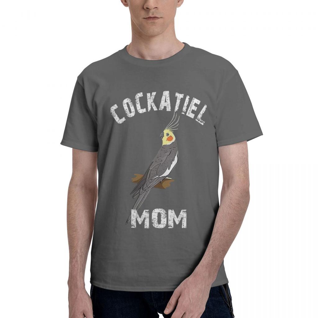 Cockatiel Mom Gift Cockatiel Parrot Bird Owner Gifts 100 Cotton Casual Breathable Confortable Vintage Designer Clothes Men Men