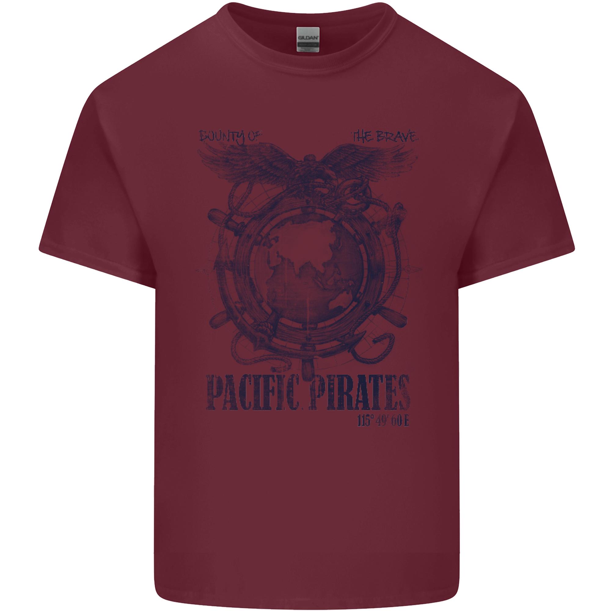 Pacific Pirates Sailing Sailor Boat Unisexs Light Cotton TShirt S