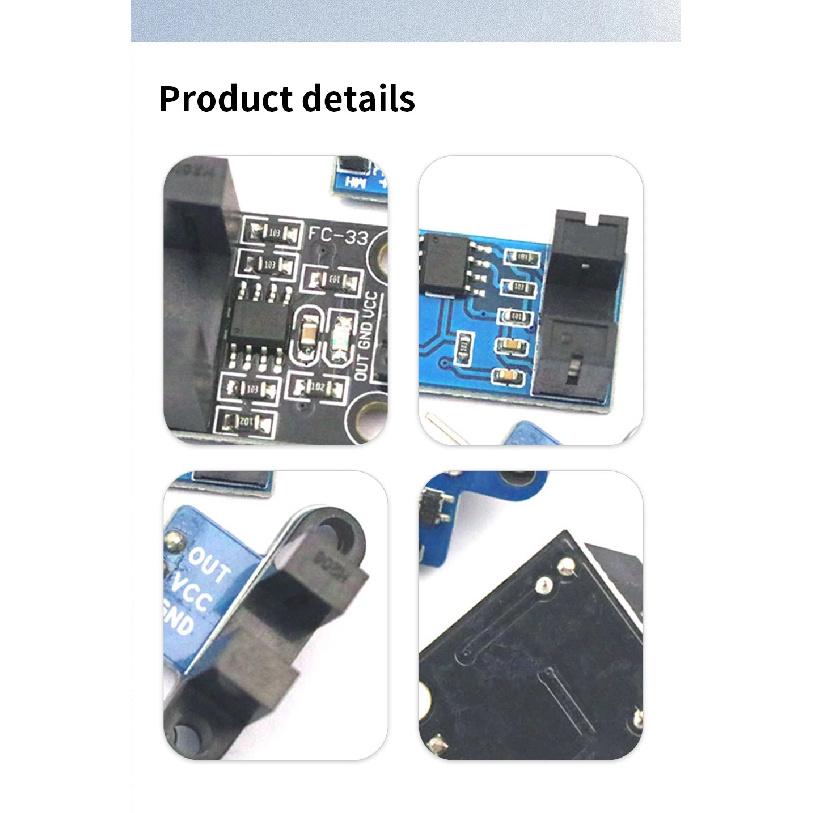 Through-Beam Photoelectric Sensor Infrared Through-Beam Counting Sensor Slot Type Optocoupler Module Board For Arduino/51/AVR/PI