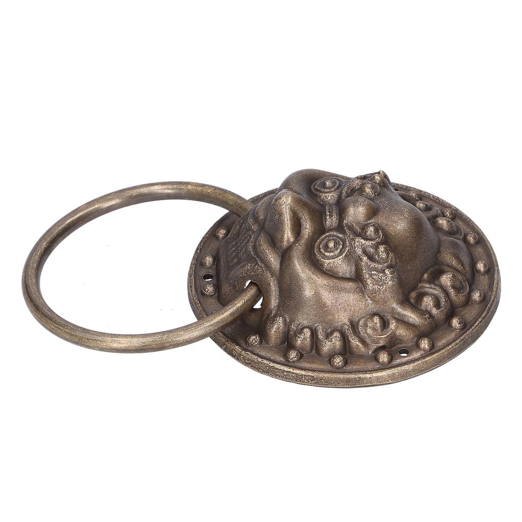 Antique Door Knockers Lion Head Brass Door Pull Retro Door Handle Home Decoration