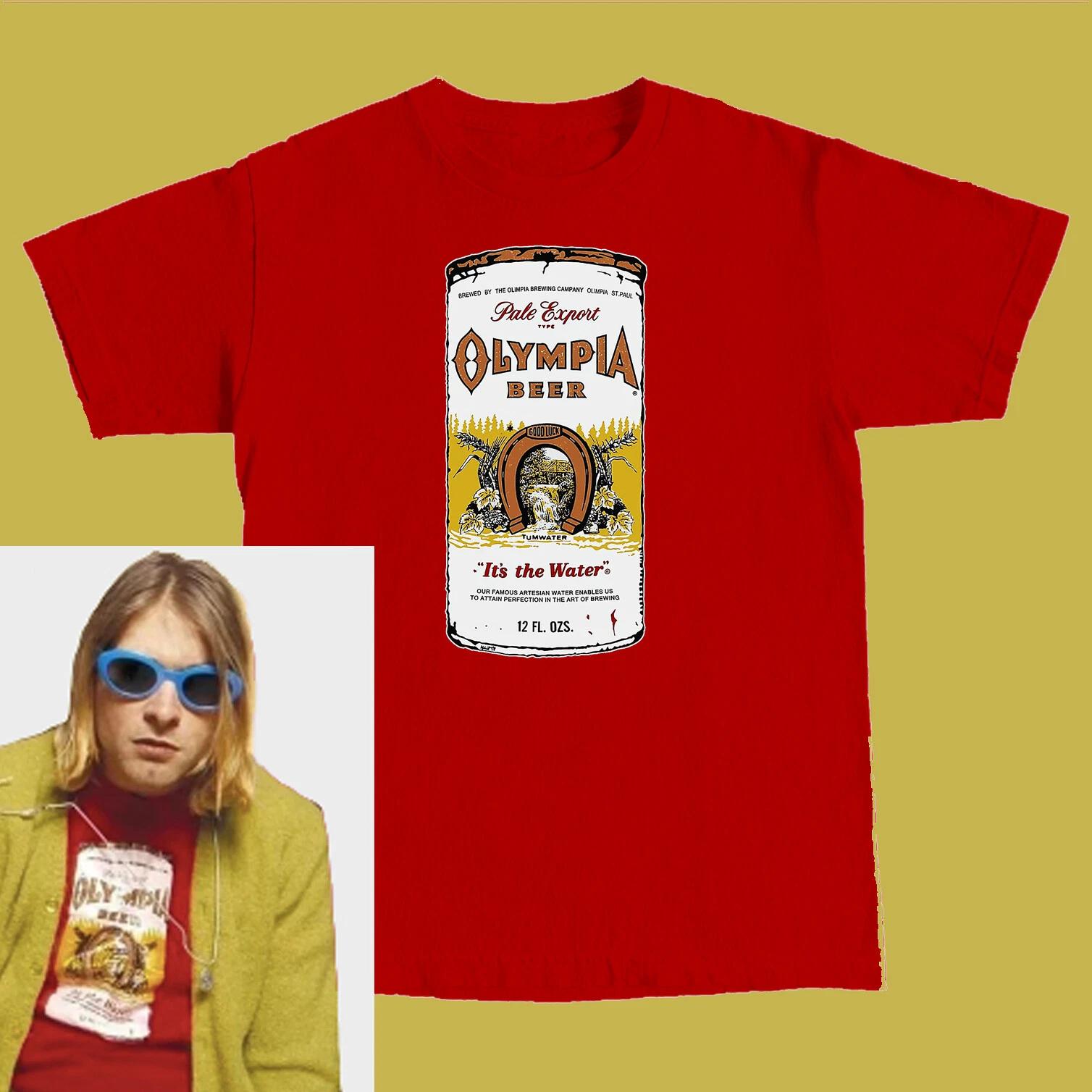 Olympia Beer T-Shirt (worn by Kurt Cobain) L