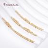 18K Gold Plated Brass Metal Texture Tube Beads 7/10MM Straight Tube Beads DIY Bracelet Necklace Making Supplies Accessories