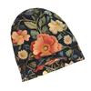 ZLIENSZUS Adult Beanie Hat with Flower - Stylish Winter Suitable for Streetwear, Layering for Fall & Winter Outfits, Cozy Warm for And, Fashionable Fo