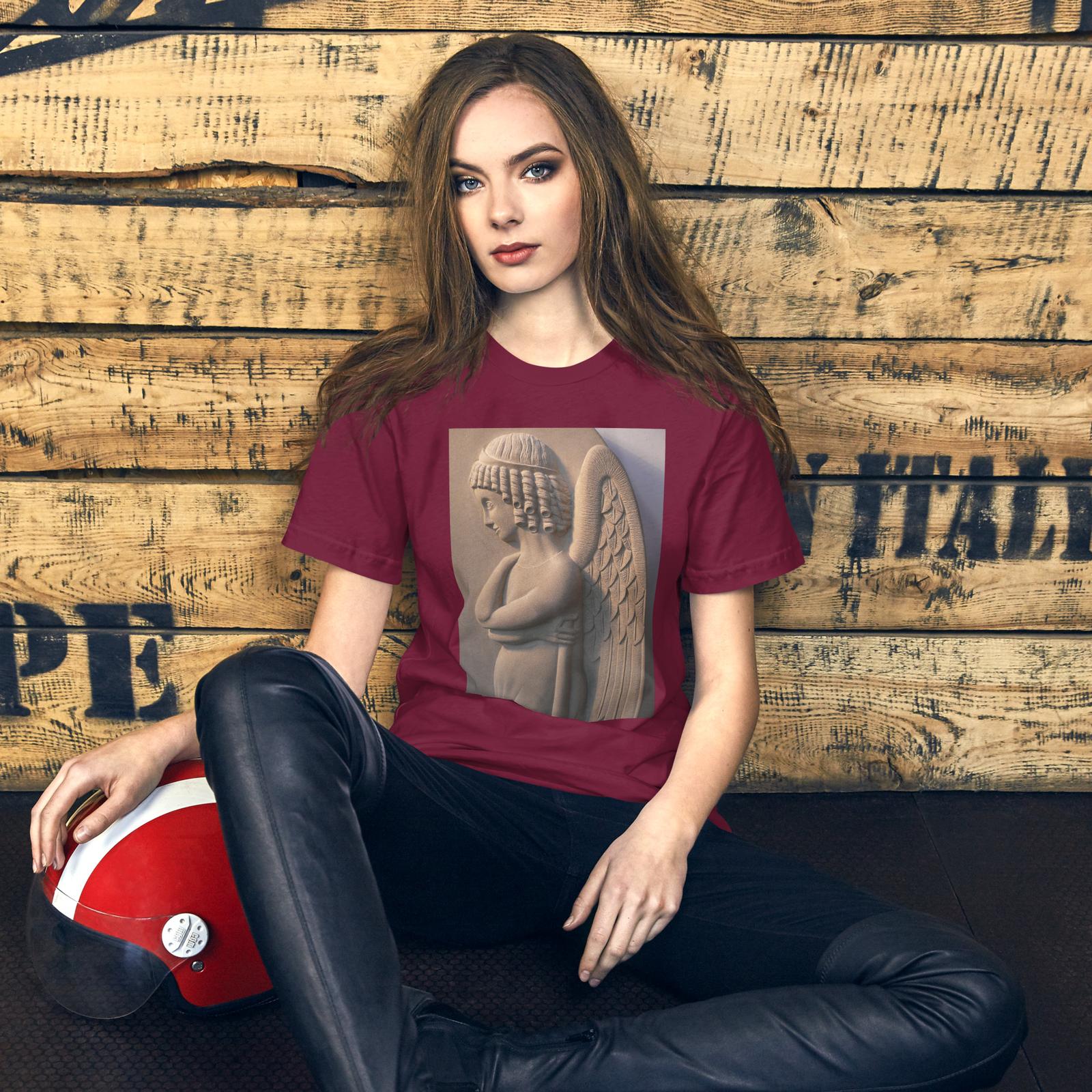 Unisex T-shirt Angel sculpture M