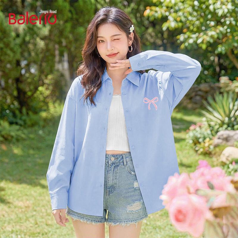 

Baleno Women s Loose Fit Long Sleeve Collared Top XL