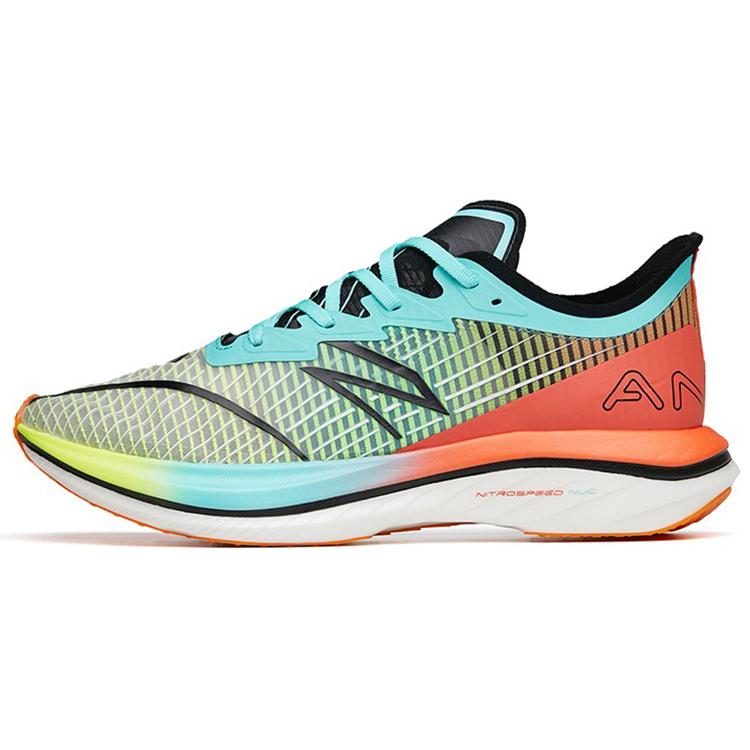 

Anta Cushioning Slip Resistant Abrasion Resistant Low top Running Shoes Men s Blue Orange White 112215589S-3 39