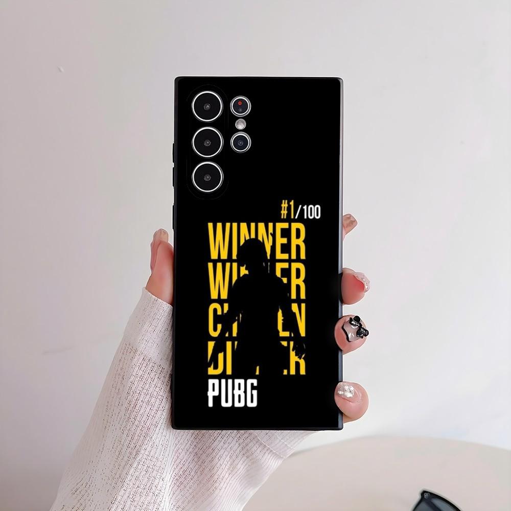 

PC Game PUBG Phone Case For Samsung Galaxy S25 S24 S22 S23 Ultra S21 S20 Plus 5G Frosted Non-Slip Full Cover Soft Case samsung S21