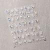 1Pcs 5D Embossed Aurora Butterfly Nail Art Stickers Self Adhesive Decals For Nails Decoration DIY 3D Acrylic Nail Supplies Parts