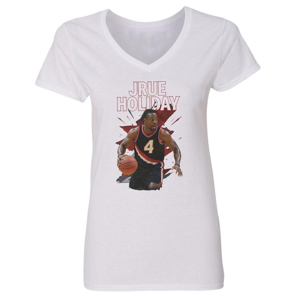 Jrue Holiday Inspired Bball Design - Portland Fans Ladies V-Neck Tshirt Unisex T-Shirt XXXXL