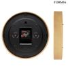 Formia Wall Wooden Wall Continuous Second Interior Natural Quiet Wall Beauty Hodogaya Electronics Clock, Design, Hook, Hand, Analog, Decor, Color,
