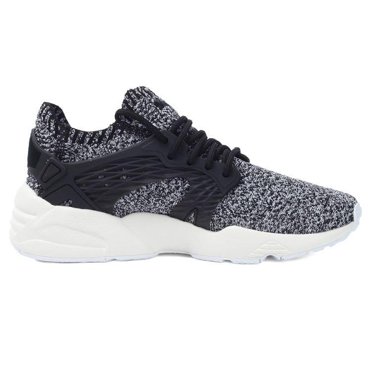 Puma Blaze Cage Evoknit Low Top Running Shoes Women Sneaker Black White 364113-01