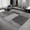 Moderne Geometrische Marmeren Vloerkleed, Zwart Grijs Abstract Decoratief Vloerkleed voor Woonkamer Slaapkamer, Antislip Wasbaar Tapijt