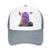 Slayyters Pink Butterflies Design Mesh Sun Hats  UnisexTeens Print Hip Hop Hats Spring Casual Tennis Skate Baseball Cap