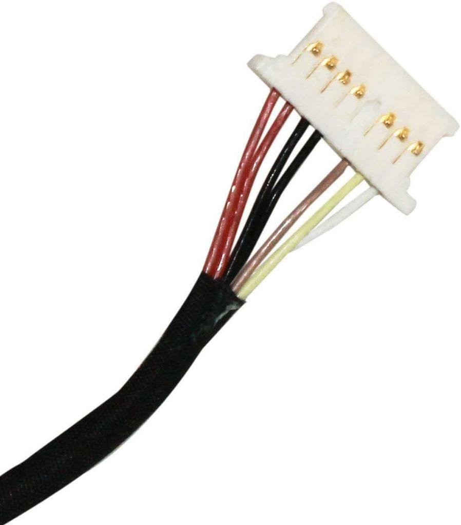 YOCAHU DC Power Jack Charging Port Cable Replacement for HP and 14-AX, 17-G, 17-S, 799750-F23, 799750-S23, 799750-T23, 799750-Y23 [Used]