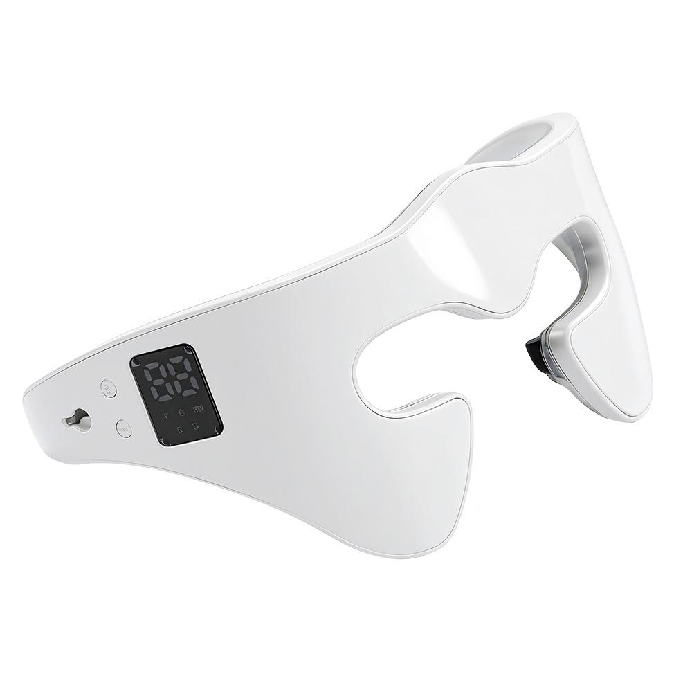 Rechargeable Smart Eye Massager with Remote Control – Red Light, Vibration, Portable, Home Use