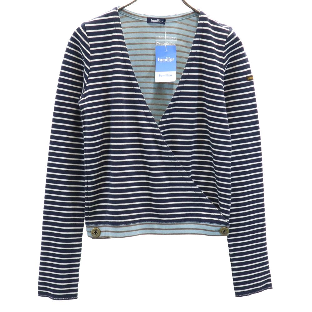 

неиспользованный Знакомая граница Кардиган с длинным рукавом M Синий Женский Б/у