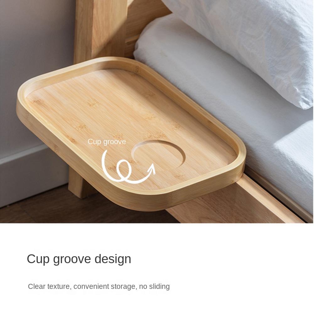 Clamp on Bathtub Side Tray Non-slip Small Side Table  College Dorm Room