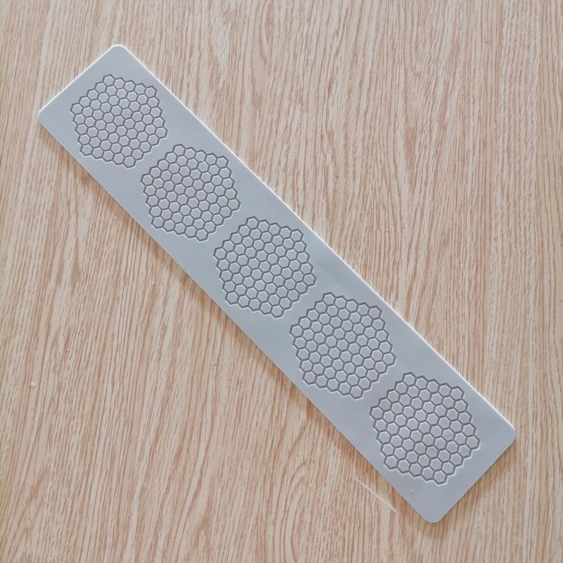 1PC Food Grade Honeycomb Silicone Mat for Sugar Craft Cake Lace Chocolate Decorating Multi-use Fondant Mold Baking Tools