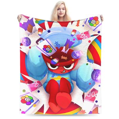Game Dandy's World Blankets Fleece Textile Decor Multi-function Lightweight Throw Blanket for Bedding Bedroom Plush Thin Quilt