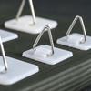 5Pcs Invisible Adhesive Plate Hanger Vertical Plate Holders Portable Wall Dish Hanging Hooks For Home Art Decor Accessories
