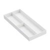 Yamazaki Extendable & Sliding Cutlery Tray, White, Approx. W25 x D24.6-45 x H5.7cm, Plate, Sliding Cutlery Case, 3384