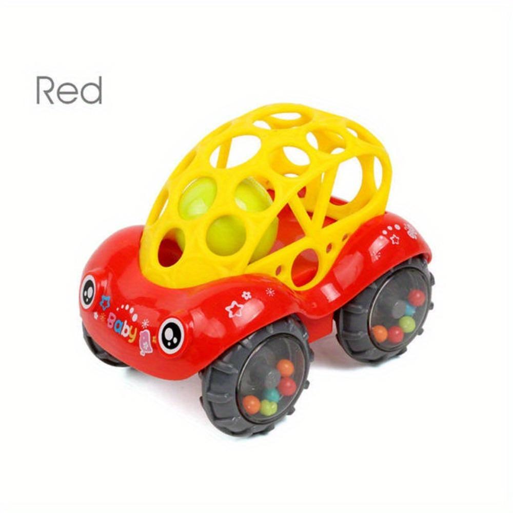 Toddler Push Toy Cars, Rattle Grab Soft Toys, Baby Teether Grab Balls, Baby Rattle Cars, Toddler Trucks, 1-3 Baby Gifts, Soft Truck Baby Gifts