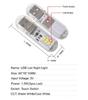 3-24 LED Mini Portatile USB Luce a Barra Luci con Sensore a Tocco Lampada da Tavolo Scrivania Lettura Comodino per Power Bank PC Laptop Nobook