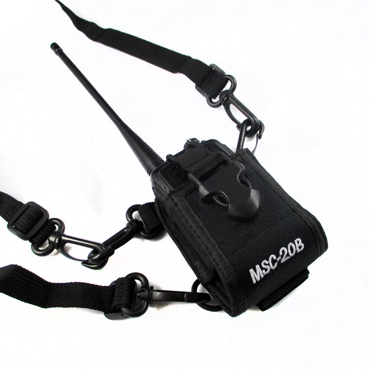 National MSC20B Universal Walkie-Talkie Case with Waist and Shoulder Strap