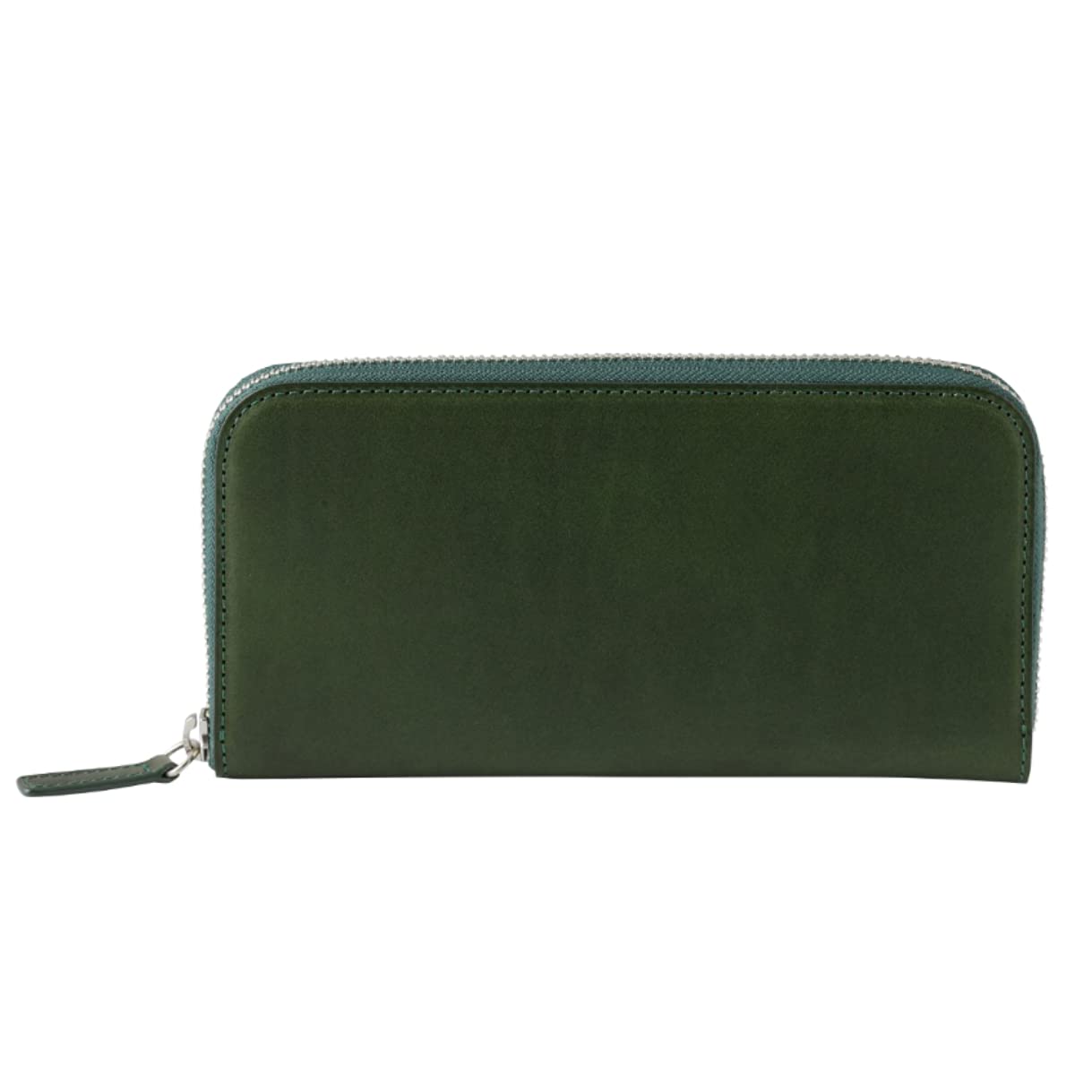 

Bell la bell Men s Bifold Wallet in Buttero Italian Leather (Made in Japan) with Coin Purse, a Perfect Father s Day Gift (Green Zip-Around Long