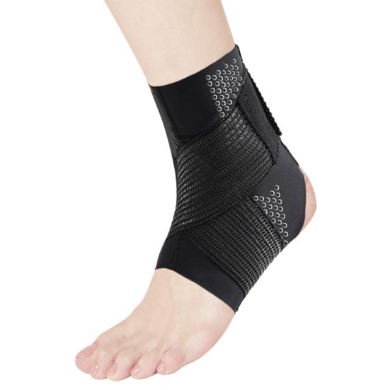 

Ankle Support Brace Men Women Ankle Compression Sleeve Foot Brace with Adjustable Wrap for Sprained Achilles Tendonitis Plantar Fasciitis M чёрный