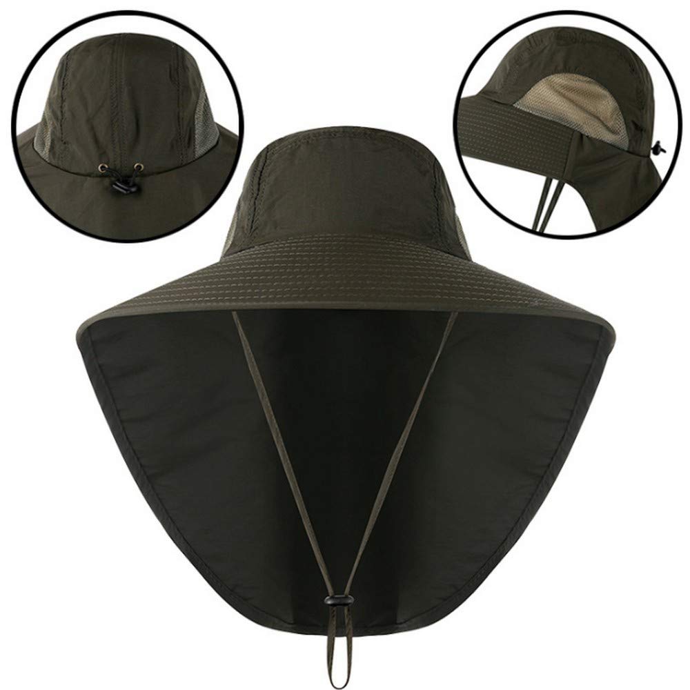 Gardening Sun Farm Work Sun Hat for Wide Sun UV Face and Neck Sun Hat Adjustable Mountain Gift [Croogo] Hat, Hat, Hat, Women, Brim, Protection,