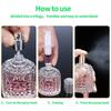 1/3PCS Women Perfume Spray Bottles 30ML/50ML Portable Travel Refillable Atomizer Pineapple Shape Transparent Spray Bottle Unisex