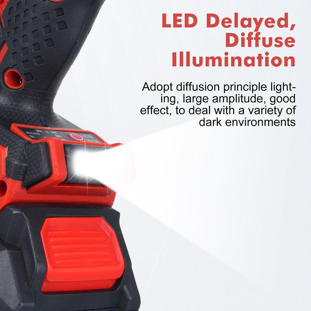 2 in 1 Cordless Impact Wrench Hammer 750Ft lbs (1000N.m) 21V 3000RPM Brushless Electric Impact Wrench with 2 Sockets