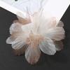 10Pcs 3D Flower Organza Lace Patches Applique For Bridal Wedding Dress Home Gradient Lace Trim Sewing Accessories Room Decora