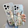 Butterfly Wings Floral Girl Phone Case For IPhone 17 Air 16 16e 15 14 13 12 11 Pro Max Plus Shockproof Laser Back Cover Fundas