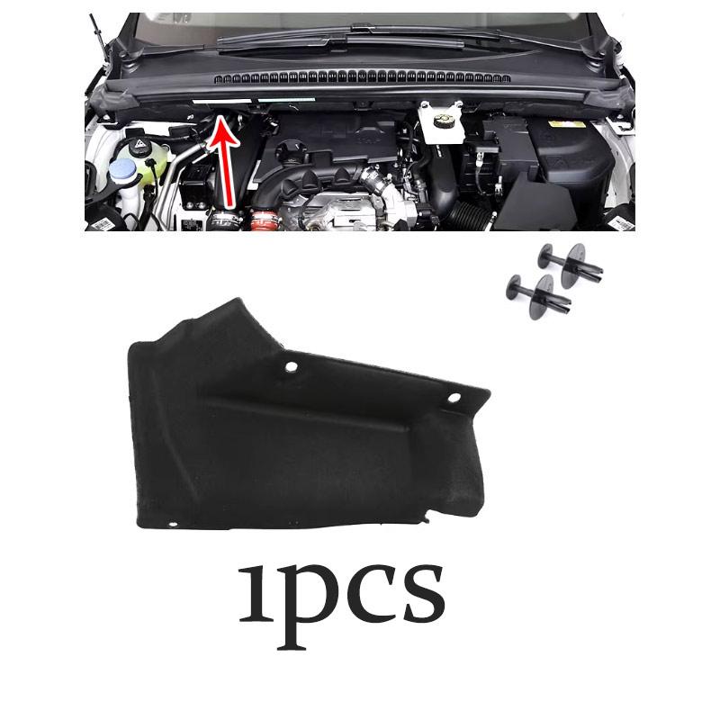 Motorhaubendämmmatte für Peugeot 3008 T84 2008~2016 2009 Motorabdeckung Unterer Liner Baumwolle Schalldämmende Hitzematte Teil Zubehör