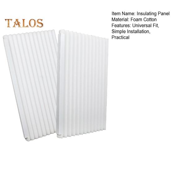 2 Adet Pencere Klima Köpük Yalıtım Panelleri Kiti Gürültü Azaltma Basit Kurulum Pencere Klima Yan Çevre Panelleri Sızdırmazlık Şeridi ile