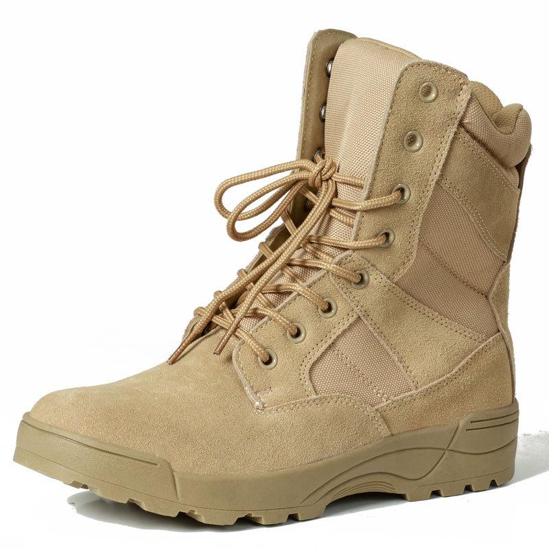 Fashion Desert Trekking High-Top Hiking Shoes Anti-Sand Anti-Slip Outdoor Wear-Resistant Mountain Climbing Shoes for Summer And Autumn