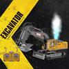 Non-Toxic Rc Car 17Ch Remote Control Construction Excavator Vehicle Children'S Wireless Crawler Multifunctional Trcuk Toys For Children Gifts