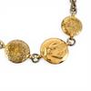 Chanel Mademoiselle L Logo, 9-link Necklace Gold Women Used