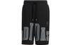 Neo Big Logo Print Sports Shorts Black HN0004