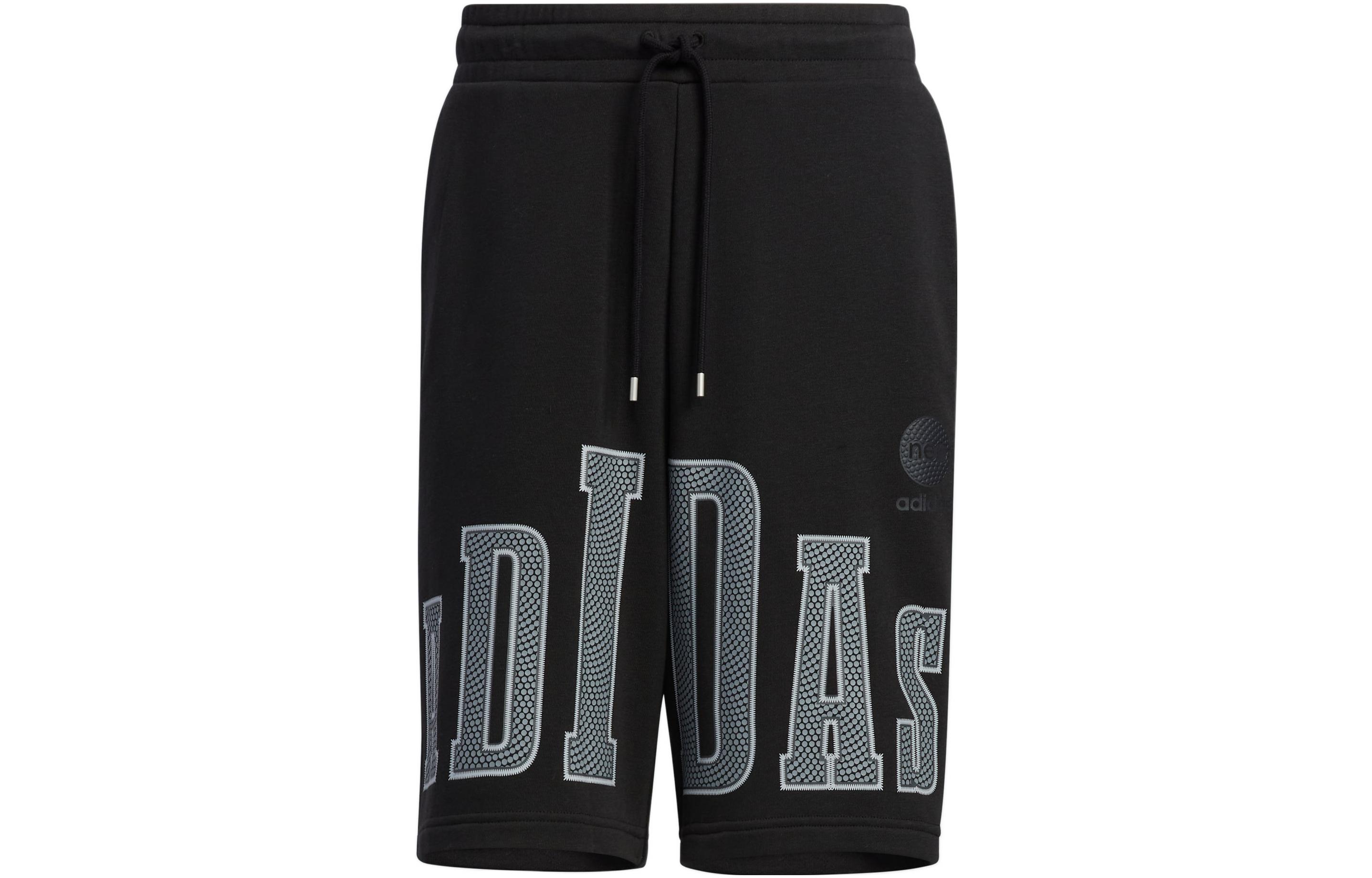 adidas neo Big Logo Print Sports Shorts Black HN0004 S