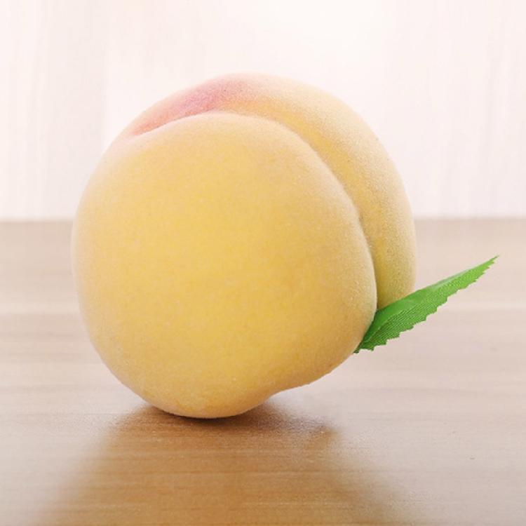 2Pieces Simulation Peaches Artificial Peach for Interior Designing and Holiday Party Decoration Needs
