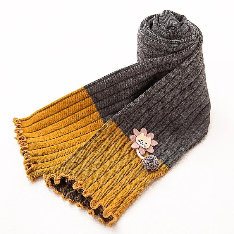 

Детские брюки, леггинсы для девочек, весенне-осенние тонкие цветочные рюши, корейские однотонные капри, брюки для детской верхней и внутренней одежды S серый