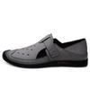 Man Shoes Genuine Leather Men Casual Shoes   Mens Breathable Slip On Black Driving Shoes the  Summer Shoes