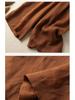 2026 New Women's High-Waisted Wide-Leg Skirt Pants - Breathable, Thin Cotton Linen for Summer